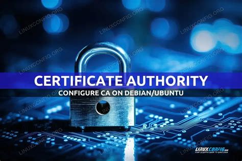 how to configure certificate authority